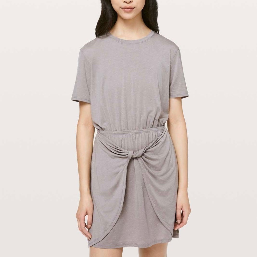 Lululemon Unwind Your Mind Dress Gray Size 6
